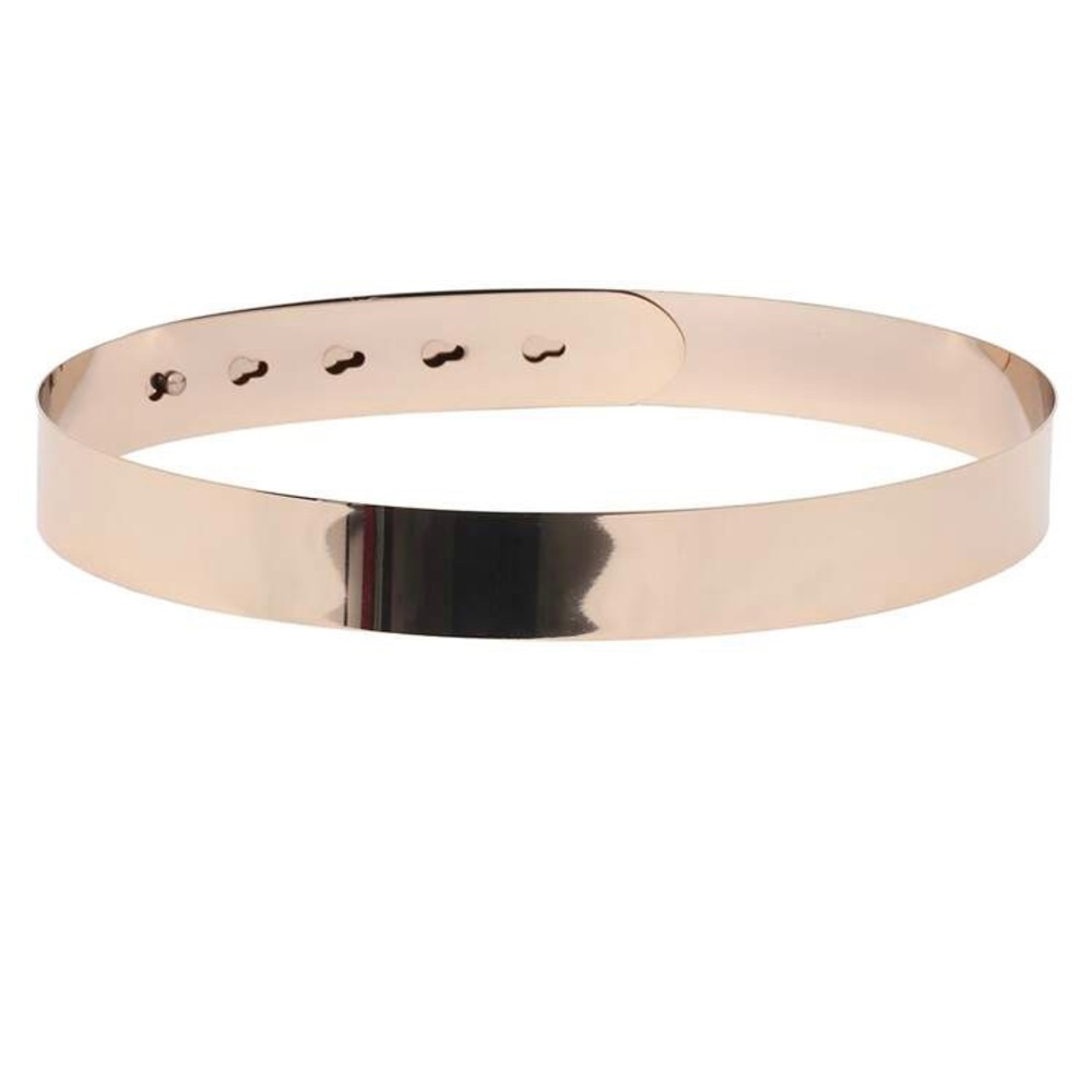 1.5 inch thick metal gold belt (waist 27.5-32.5)